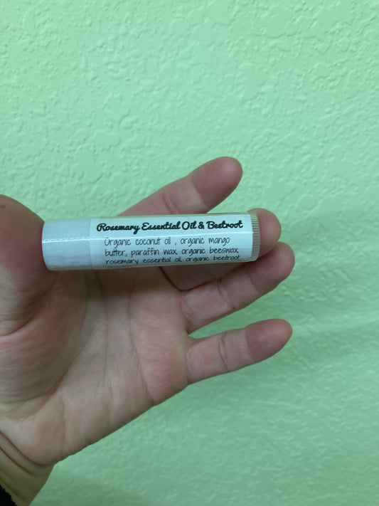 Single Rosemary & Beetroot Lip Balm